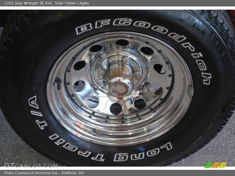 Solar Yellow / Agate 2000 Jeep Wrangler SE 4x4