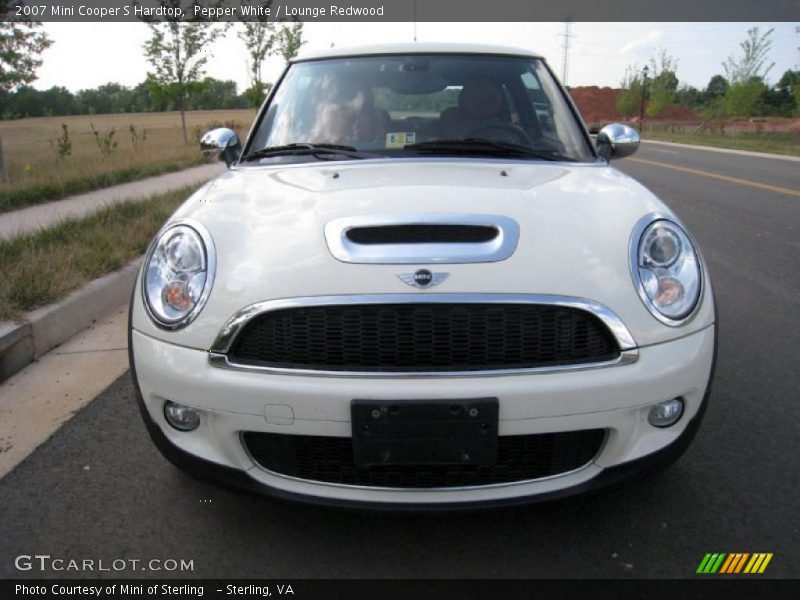 Pepper White / Lounge Redwood 2007 Mini Cooper S Hardtop