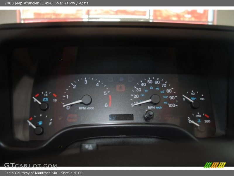 Solar Yellow / Agate 2000 Jeep Wrangler SE 4x4