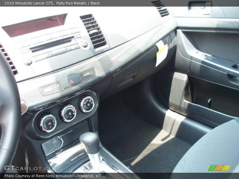 Rally Red Metallic / Black 2010 Mitsubishi Lancer GTS