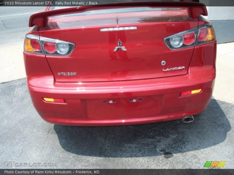 Rally Red Metallic / Black 2010 Mitsubishi Lancer GTS