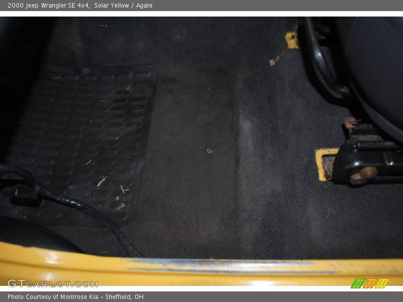 Solar Yellow / Agate 2000 Jeep Wrangler SE 4x4