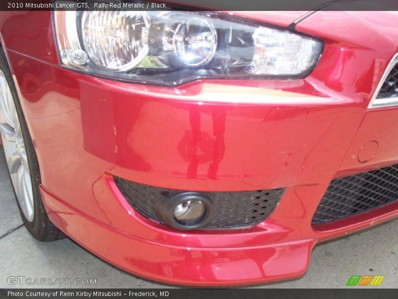 Rally Red Metallic / Black 2010 Mitsubishi Lancer GTS