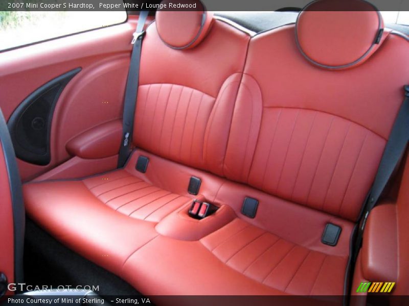 Pepper White / Lounge Redwood 2007 Mini Cooper S Hardtop