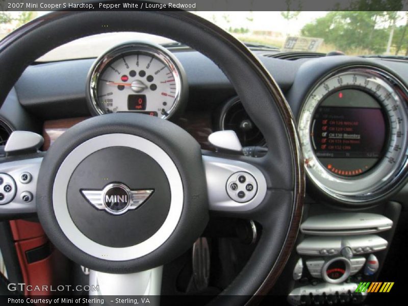 Pepper White / Lounge Redwood 2007 Mini Cooper S Hardtop