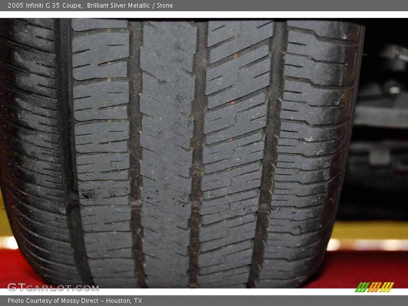 Brilliant Silver Metallic / Stone 2005 Infiniti G 35 Coupe