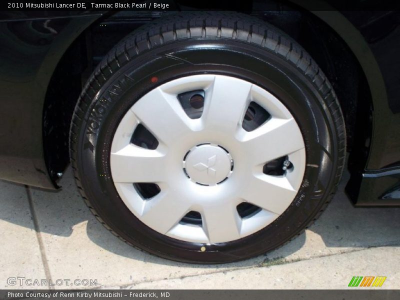 Tarmac Black Pearl / Beige 2010 Mitsubishi Lancer DE