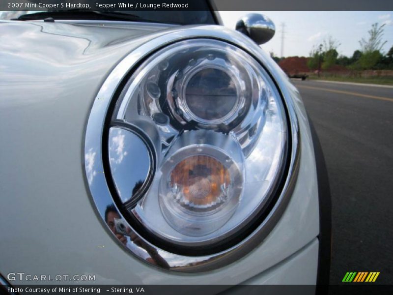 Pepper White / Lounge Redwood 2007 Mini Cooper S Hardtop