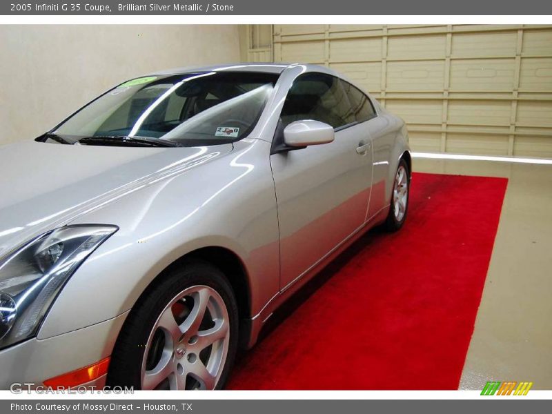Brilliant Silver Metallic / Stone 2005 Infiniti G 35 Coupe