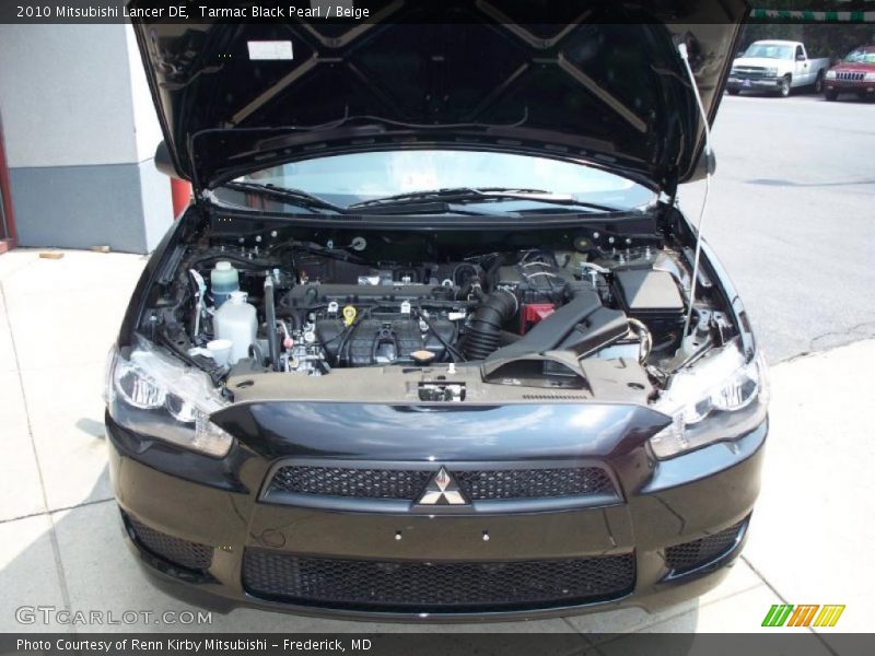 Tarmac Black Pearl / Beige 2010 Mitsubishi Lancer DE