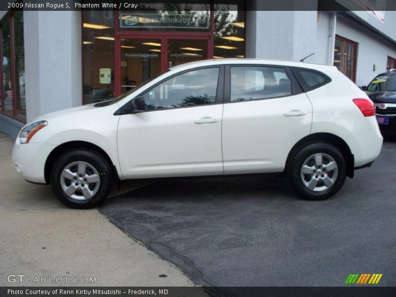 Phantom White / Gray 2009 Nissan Rogue S