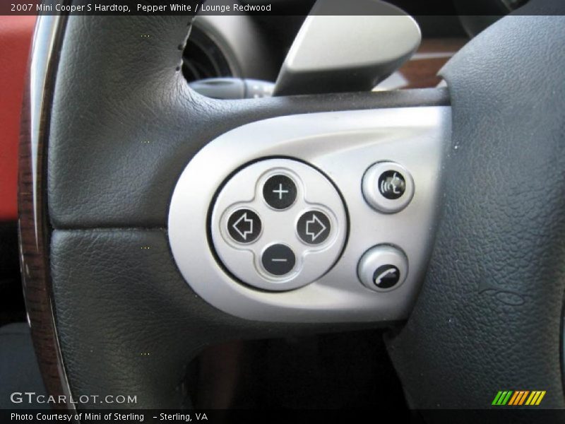Pepper White / Lounge Redwood 2007 Mini Cooper S Hardtop