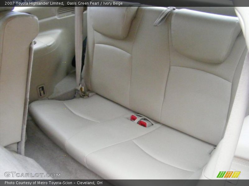 Oasis Green Pearl / Ivory Beige 2007 Toyota Highlander Limited