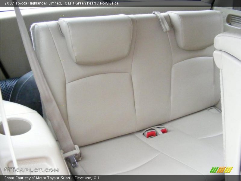 Oasis Green Pearl / Ivory Beige 2007 Toyota Highlander Limited