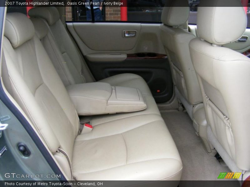 Oasis Green Pearl / Ivory Beige 2007 Toyota Highlander Limited