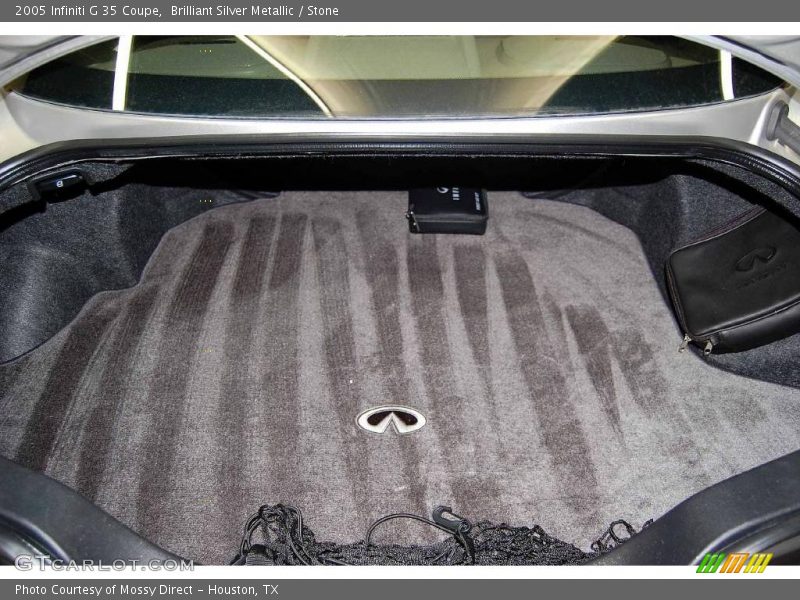 Brilliant Silver Metallic / Stone 2005 Infiniti G 35 Coupe