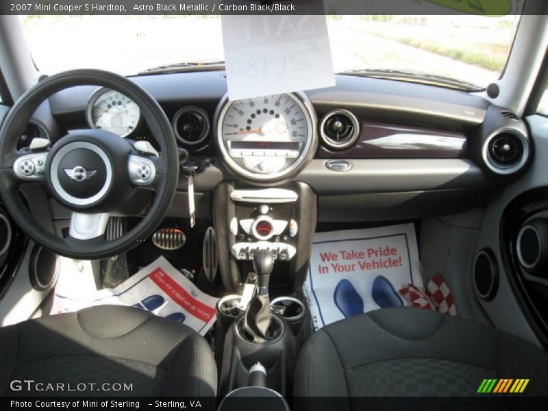 Astro Black Metallic / Carbon Black/Black 2007 Mini Cooper S Hardtop