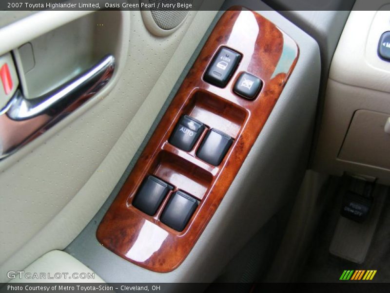 Oasis Green Pearl / Ivory Beige 2007 Toyota Highlander Limited