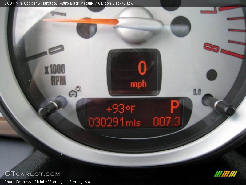 Astro Black Metallic / Carbon Black/Black 2007 Mini Cooper S Hardtop