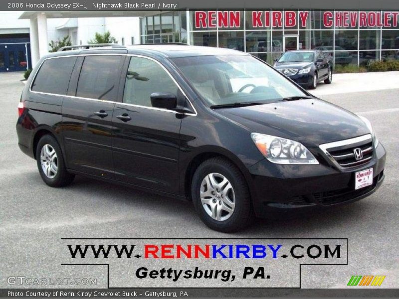 Nighthawk Black Pearl / Ivory 2006 Honda Odyssey EX-L