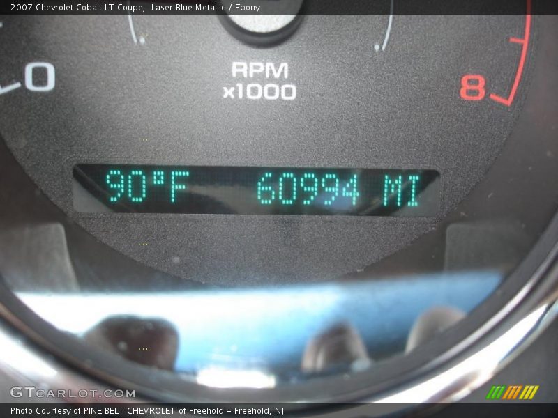 Laser Blue Metallic / Ebony 2007 Chevrolet Cobalt LT Coupe