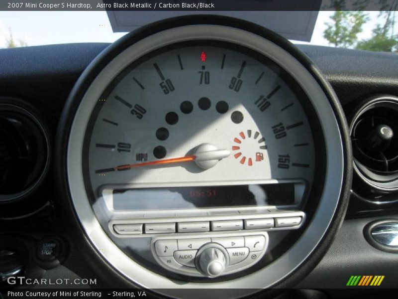 Astro Black Metallic / Carbon Black/Black 2007 Mini Cooper S Hardtop