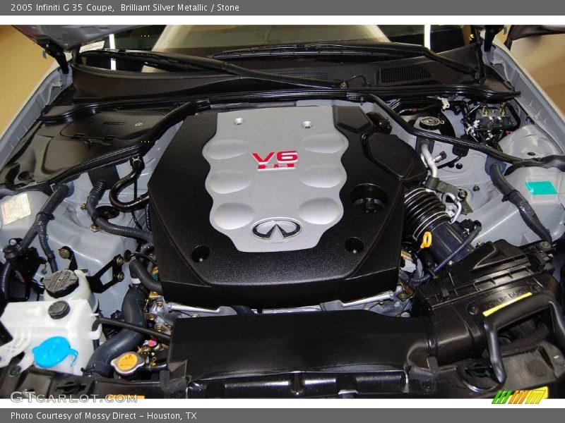 Brilliant Silver Metallic / Stone 2005 Infiniti G 35 Coupe