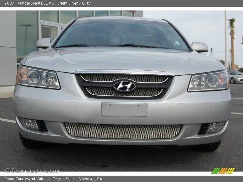 Bright Silver / Gray 2007 Hyundai Sonata SE V6