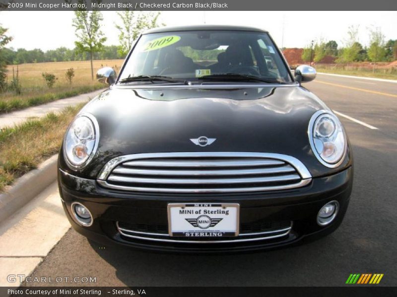 Midnight Black / Checkered Carbon Black/Black 2009 Mini Cooper Hardtop