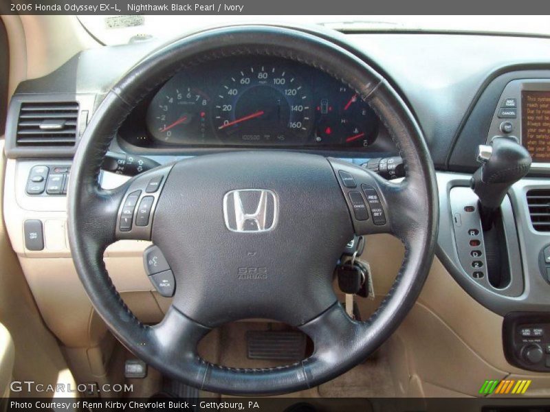 Nighthawk Black Pearl / Ivory 2006 Honda Odyssey EX-L