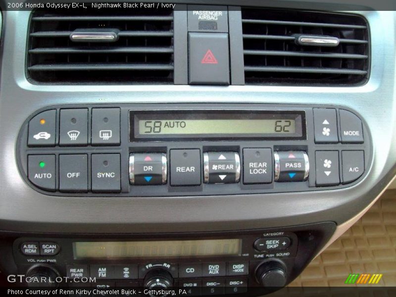 Nighthawk Black Pearl / Ivory 2006 Honda Odyssey EX-L