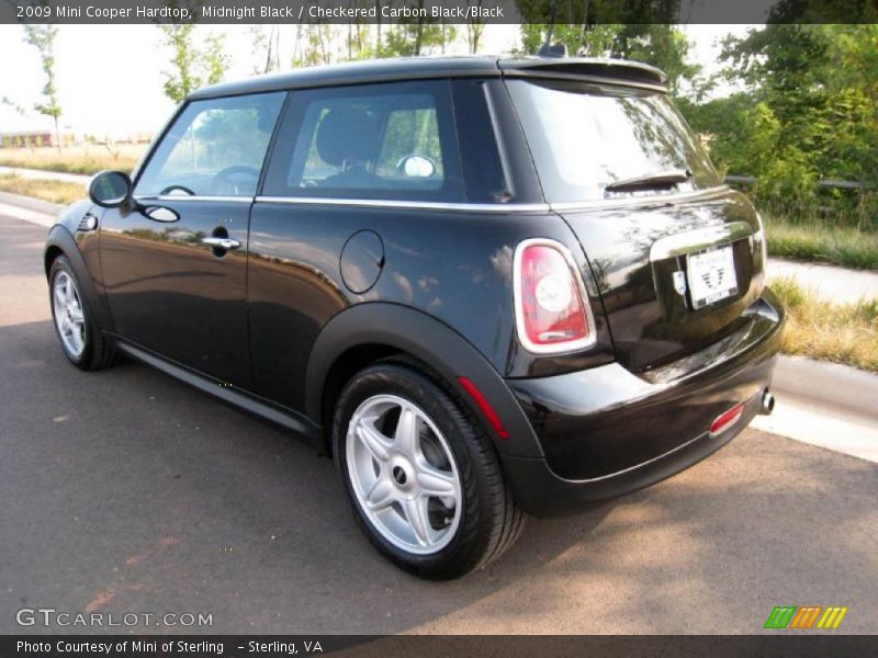 Midnight Black / Checkered Carbon Black/Black 2009 Mini Cooper Hardtop