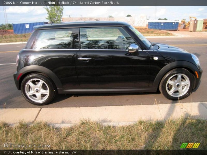 Midnight Black / Checkered Carbon Black/Black 2009 Mini Cooper Hardtop