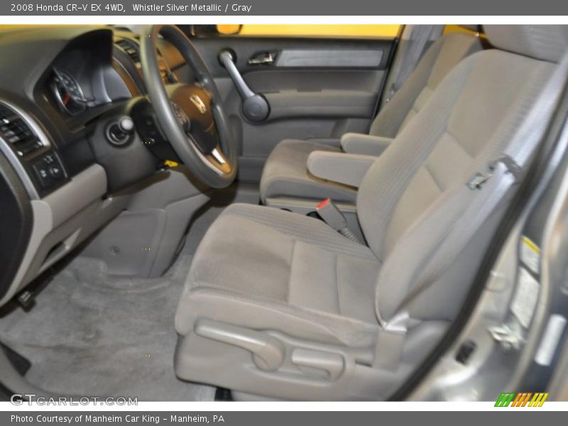 Whistler Silver Metallic / Gray 2008 Honda CR-V EX 4WD