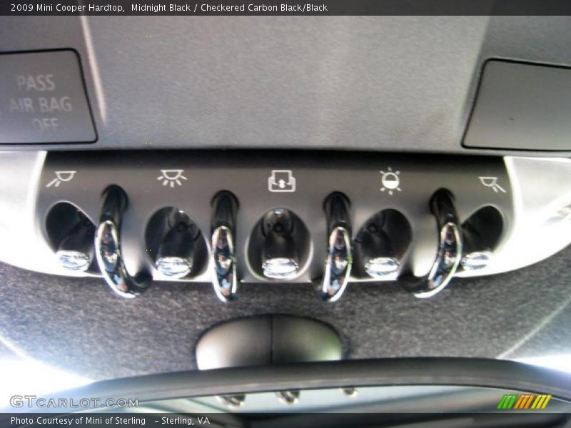 Midnight Black / Checkered Carbon Black/Black 2009 Mini Cooper Hardtop
