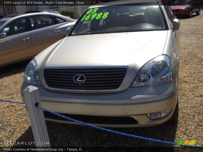 Mystic Gold Metallic / Ecru 2003 Lexus LS 430 Sedan