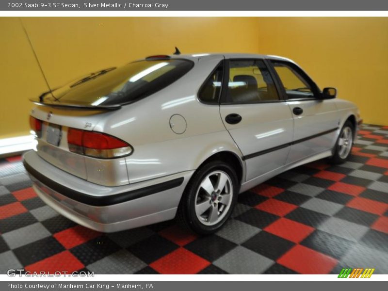 Silver Metallic / Charcoal Gray 2002 Saab 9-3 SE Sedan