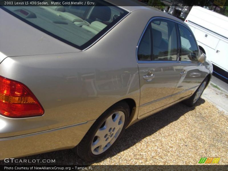 Mystic Gold Metallic / Ecru 2003 Lexus LS 430 Sedan