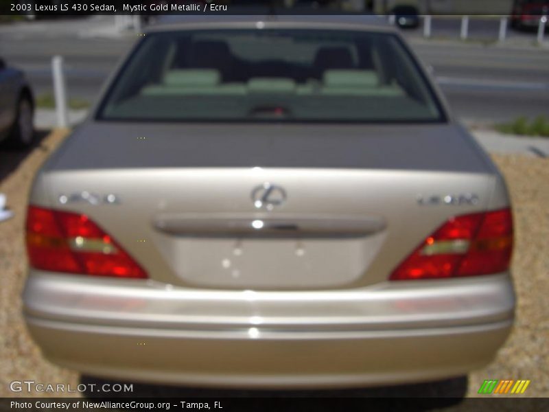 Mystic Gold Metallic / Ecru 2003 Lexus LS 430 Sedan