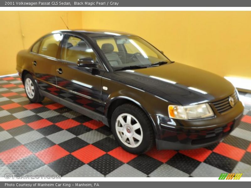 Black Magic Pearl / Gray 2001 Volkswagen Passat GLS Sedan