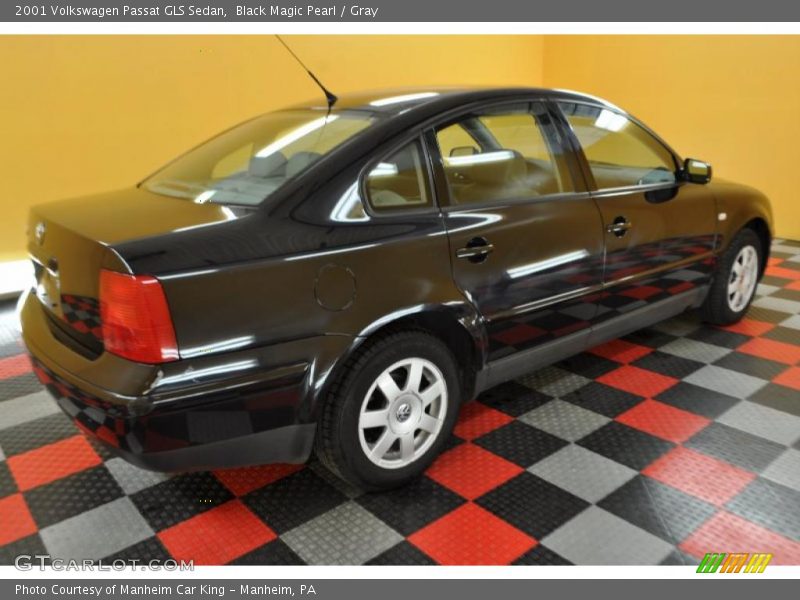 Black Magic Pearl / Gray 2001 Volkswagen Passat GLS Sedan