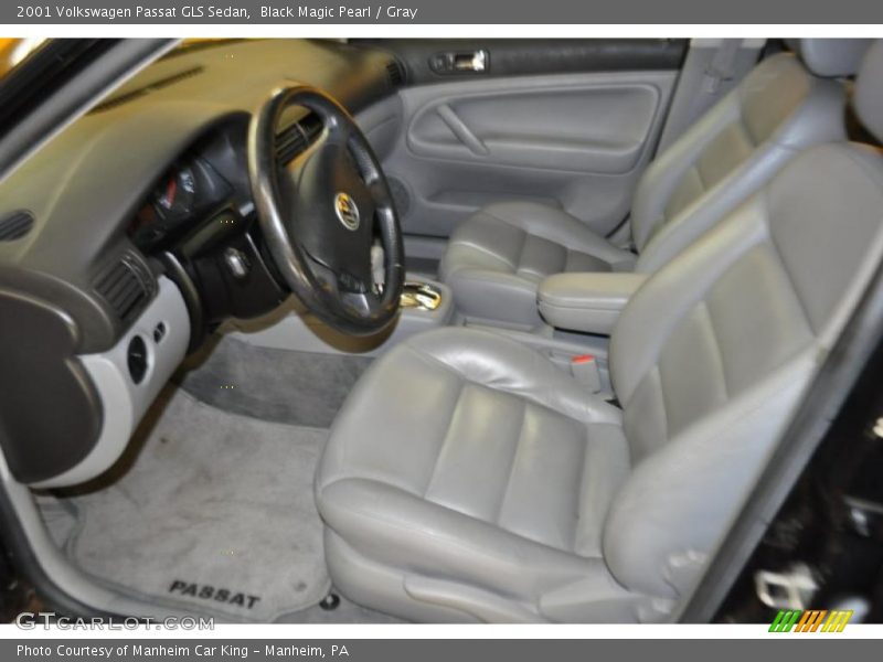 Black Magic Pearl / Gray 2001 Volkswagen Passat GLS Sedan