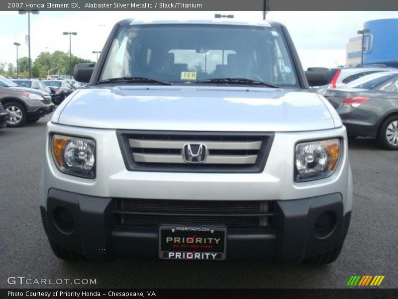 Alabaster Silver Metallic / Black/Titanium 2007 Honda Element EX