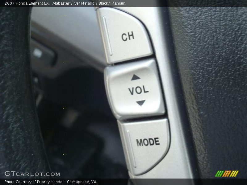 Alabaster Silver Metallic / Black/Titanium 2007 Honda Element EX