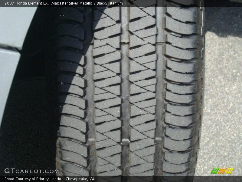 Alabaster Silver Metallic / Black/Titanium 2007 Honda Element EX