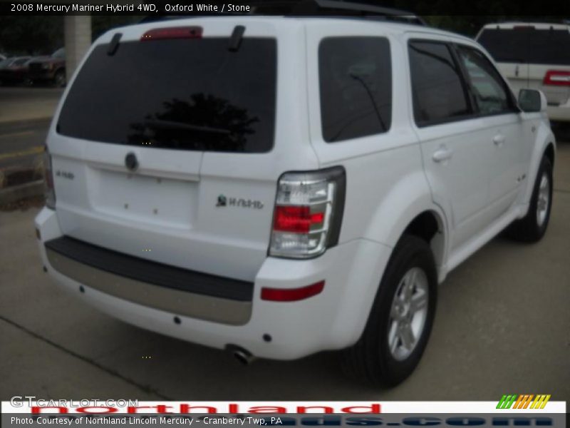 Oxford White / Stone 2008 Mercury Mariner Hybrid 4WD