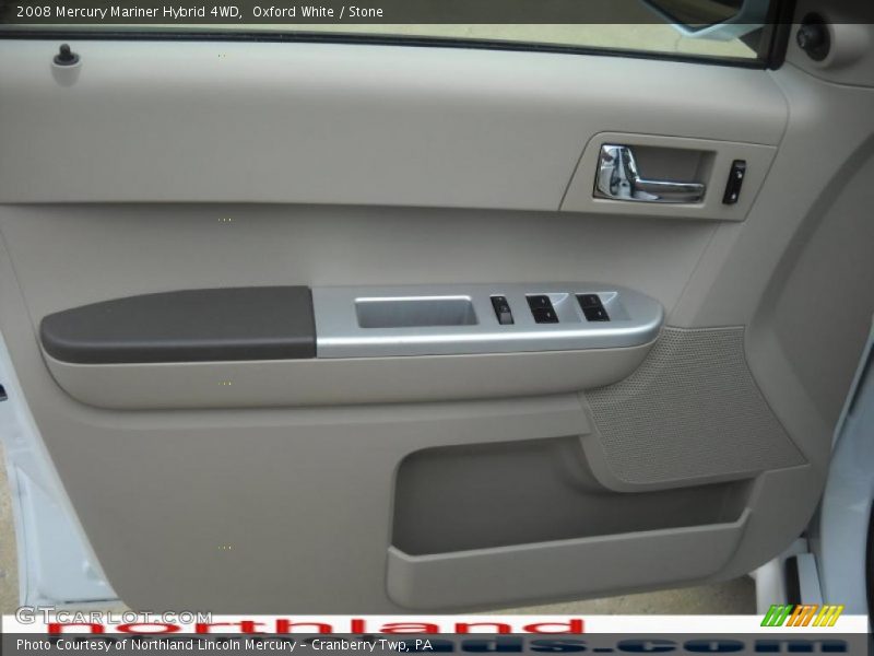 Oxford White / Stone 2008 Mercury Mariner Hybrid 4WD