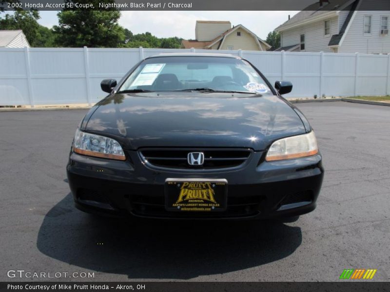 Nighthawk Black Pearl / Charcoal 2002 Honda Accord SE Coupe