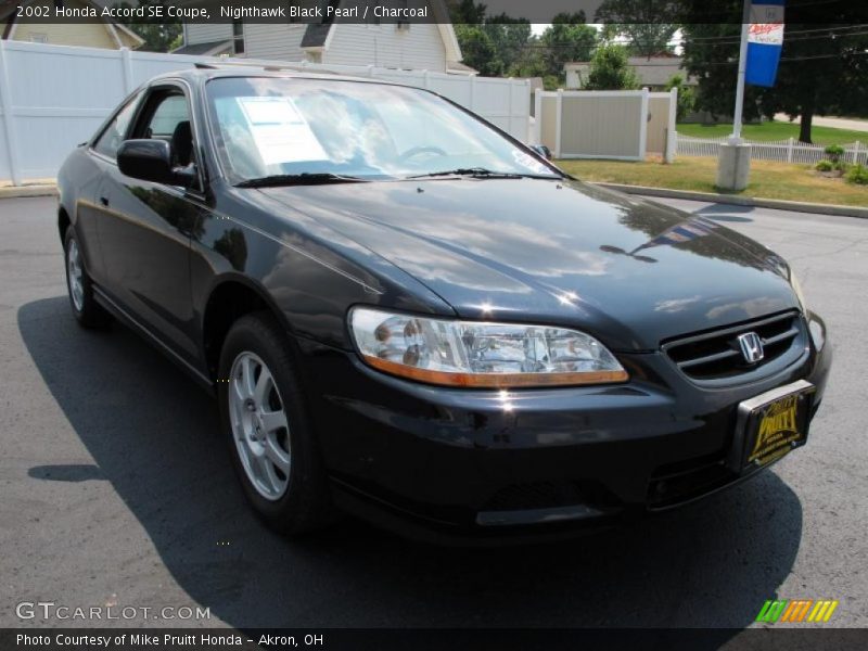 Nighthawk Black Pearl / Charcoal 2002 Honda Accord SE Coupe