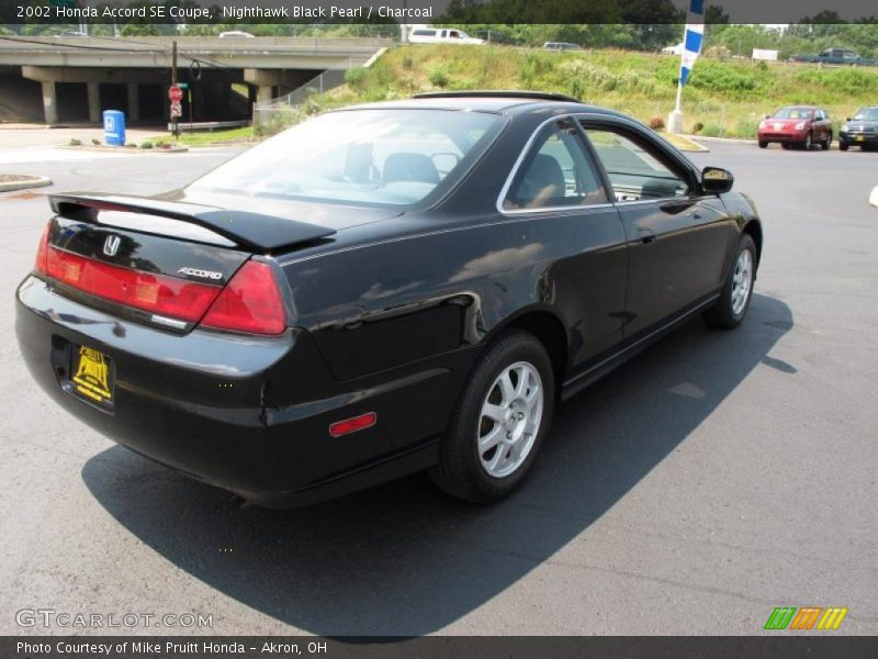 Nighthawk Black Pearl / Charcoal 2002 Honda Accord SE Coupe